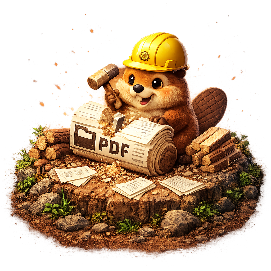 PDF Splitter mascot