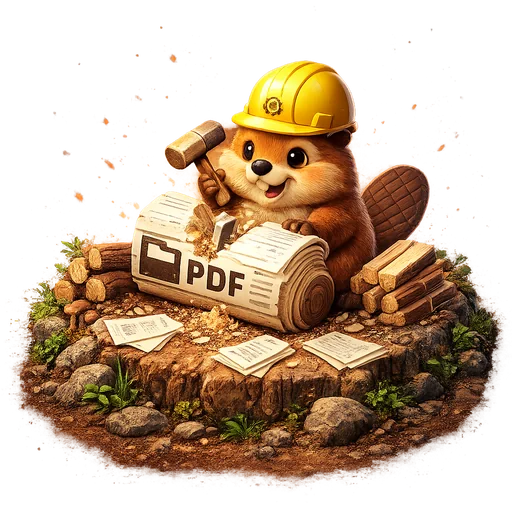 PDF Splitter mascot