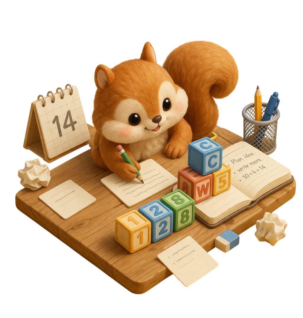 Text Counter Mascot